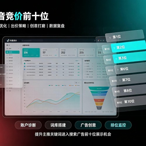 比如抖音搜索竞价