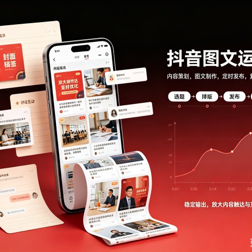 比如抖音图文代运营服务